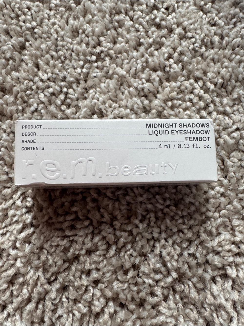 Midnight Shadows Liquid Eyeshadow — Fembot (Silver-Taupe) by r.e.m. beauty